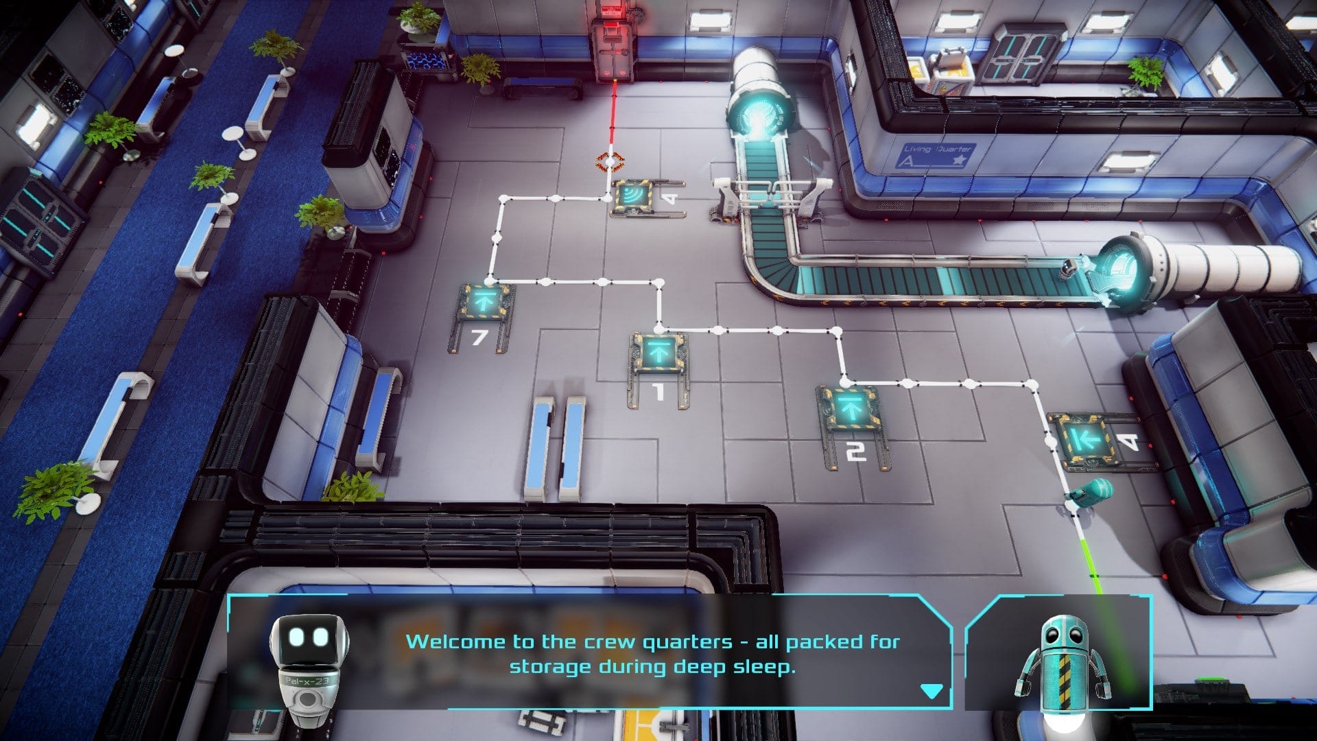 Algo Bot — visual puzzle programming game screenshot 2