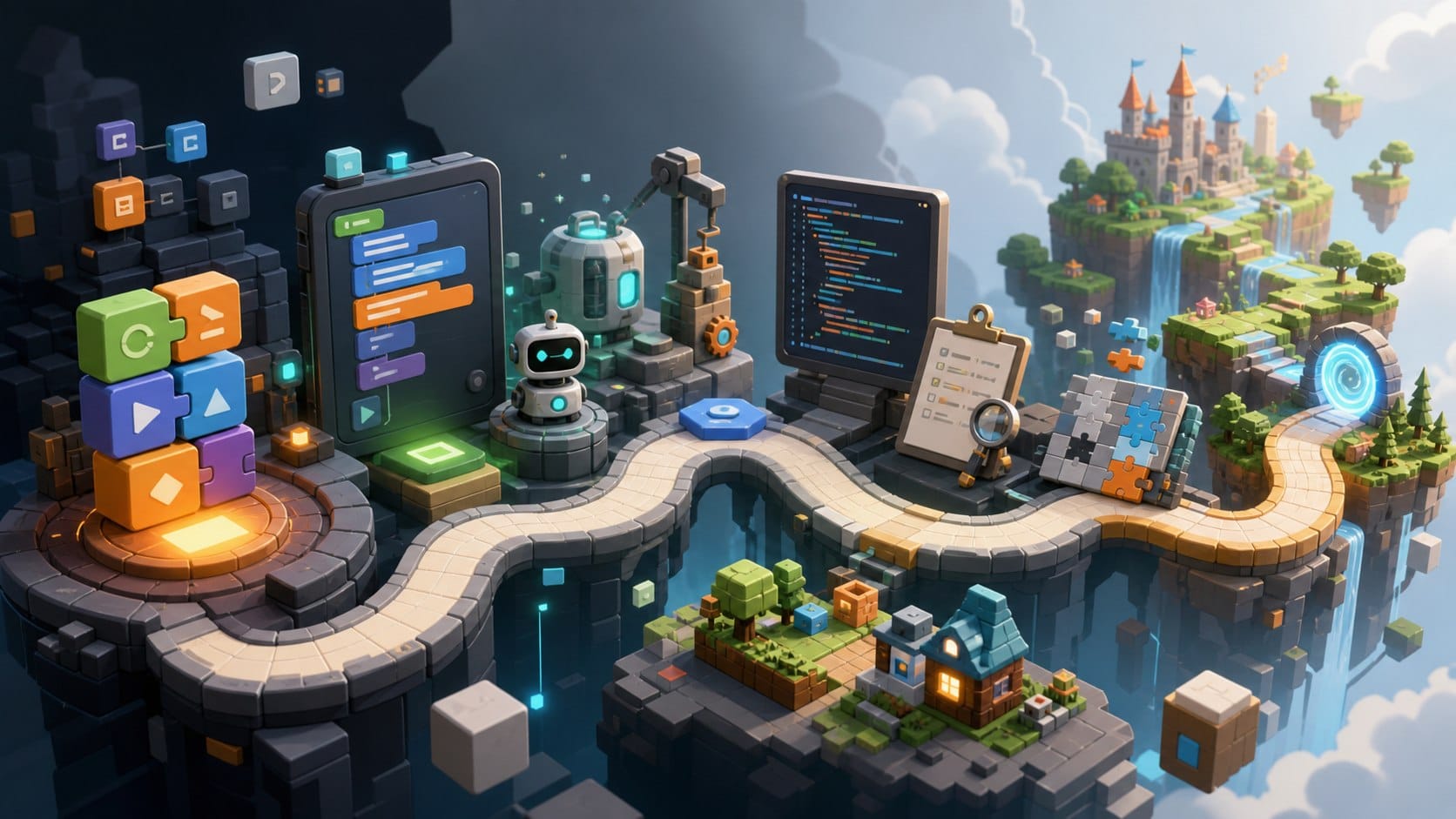 Games to Learn Coding: A Realistic Path from Blocks to Bots article hero image