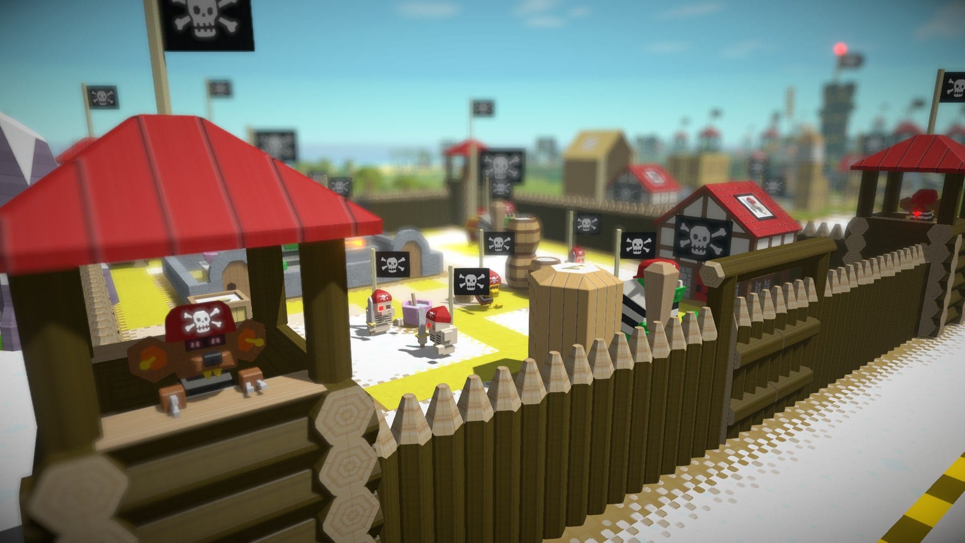 Autonauts vs Piratebots — automation programming game screenshot