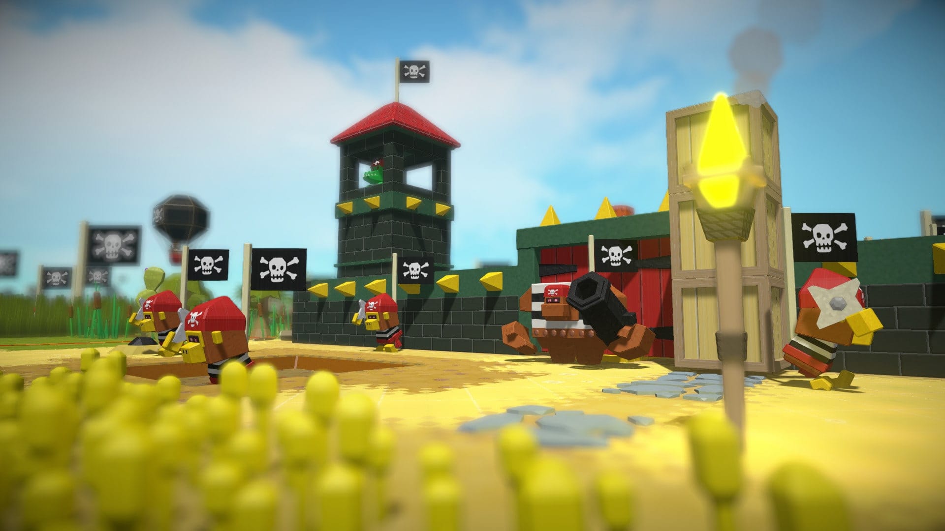 Autonauts vs Piratebots — automation programming game screenshot 6