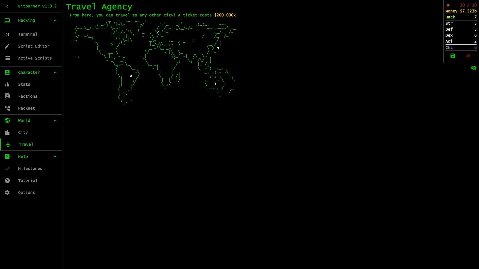Bitburner — incremental programming game screenshot 5
