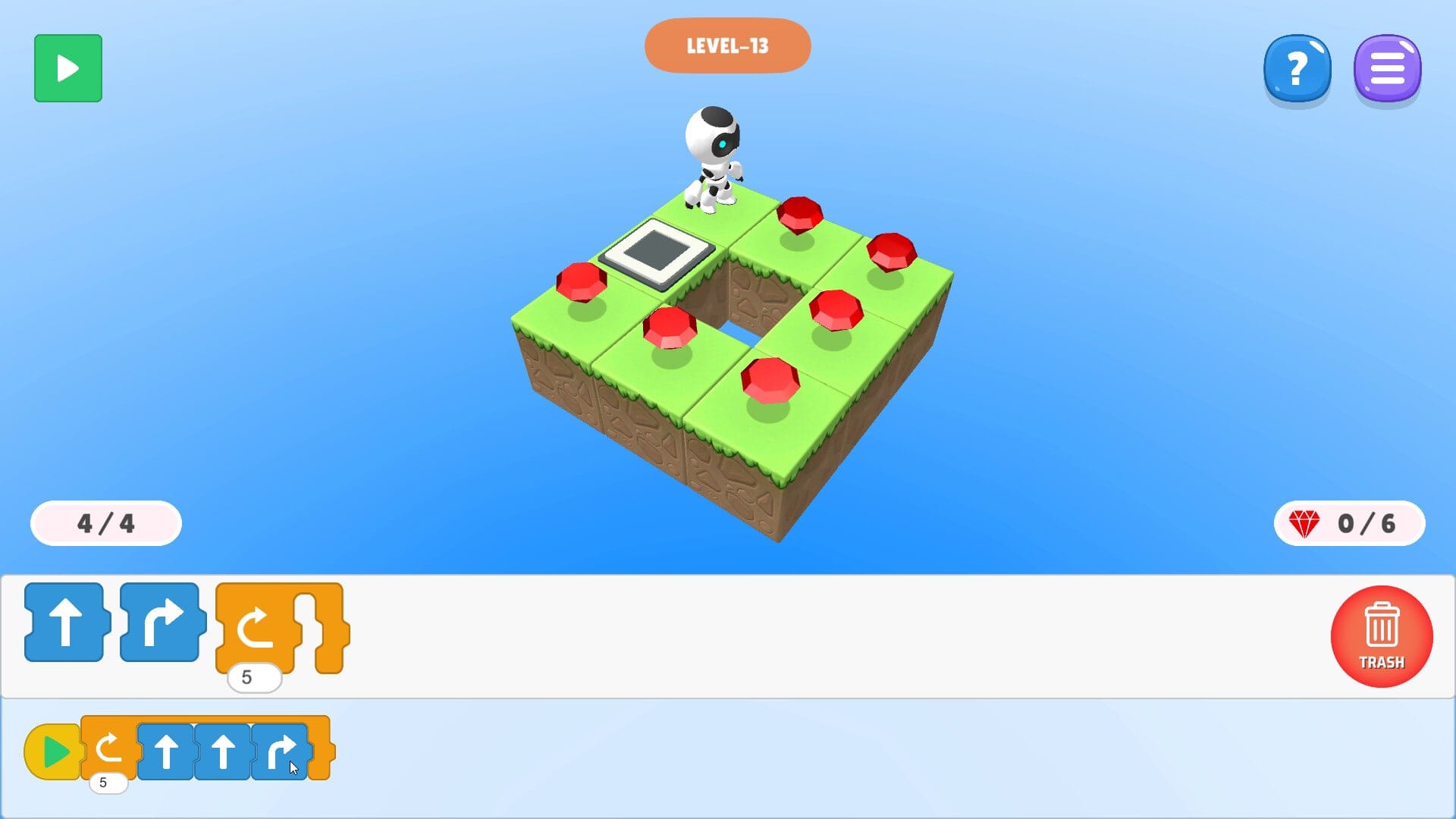 CODING ROBO — learning programming game screenshot