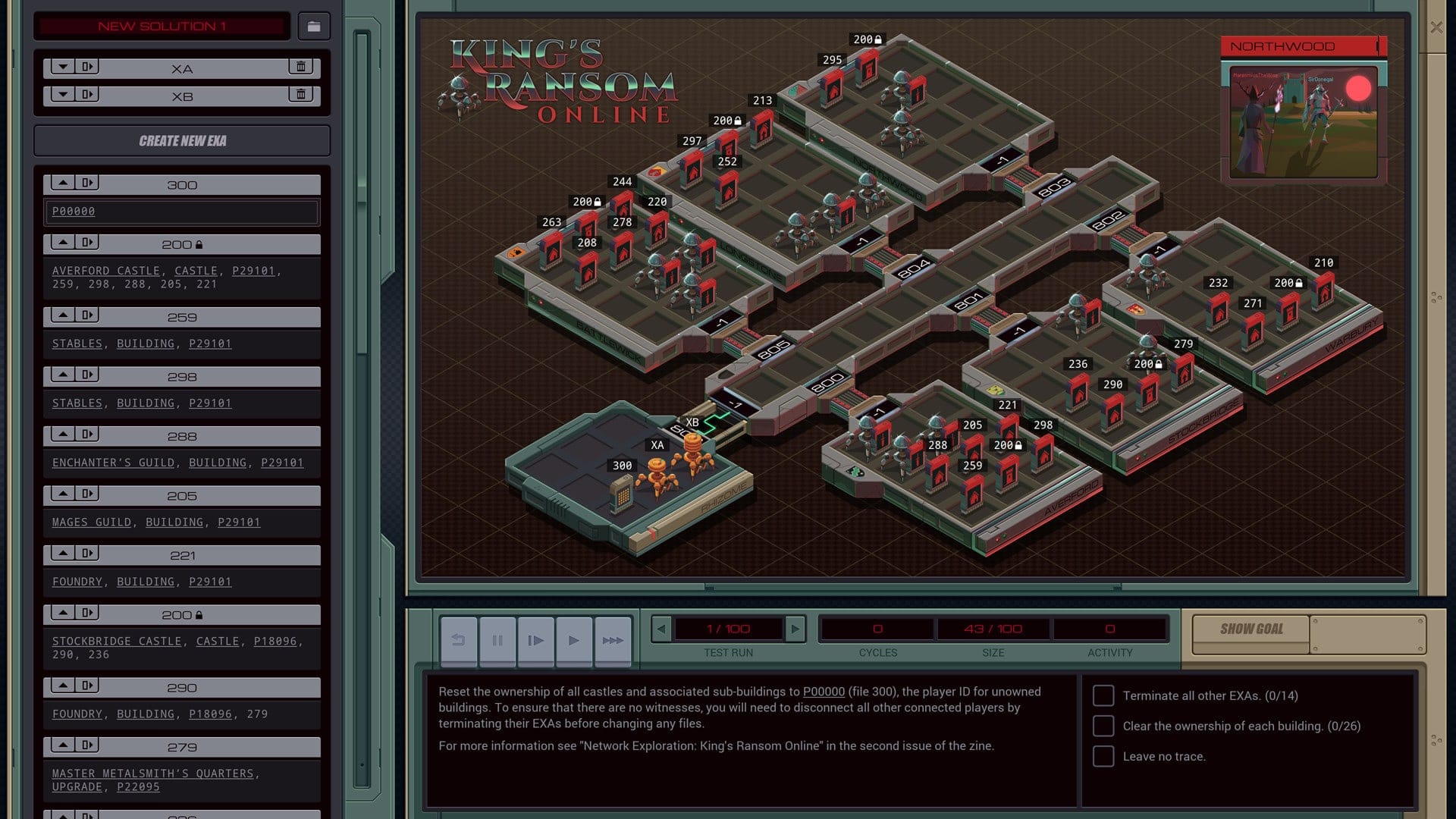 EXAPUNKS — hacking / terminal programming game screenshot 4
