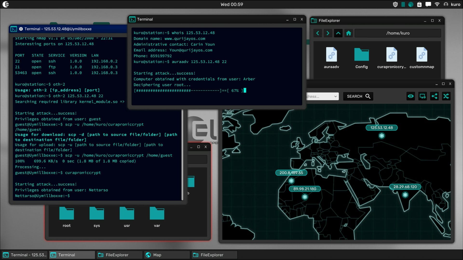 Grey Hack — hacking / terminal programming game screenshot 2