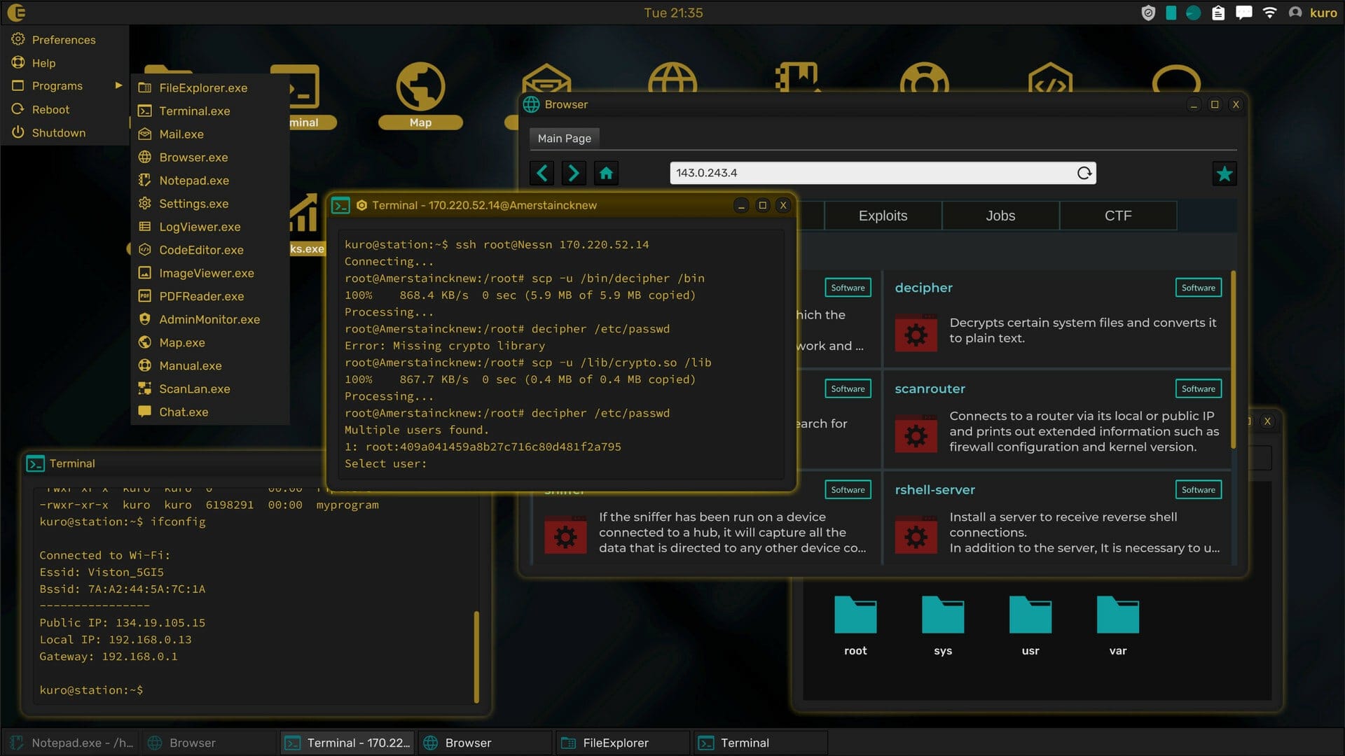 Grey Hack — hacking / terminal programming game screenshot 6