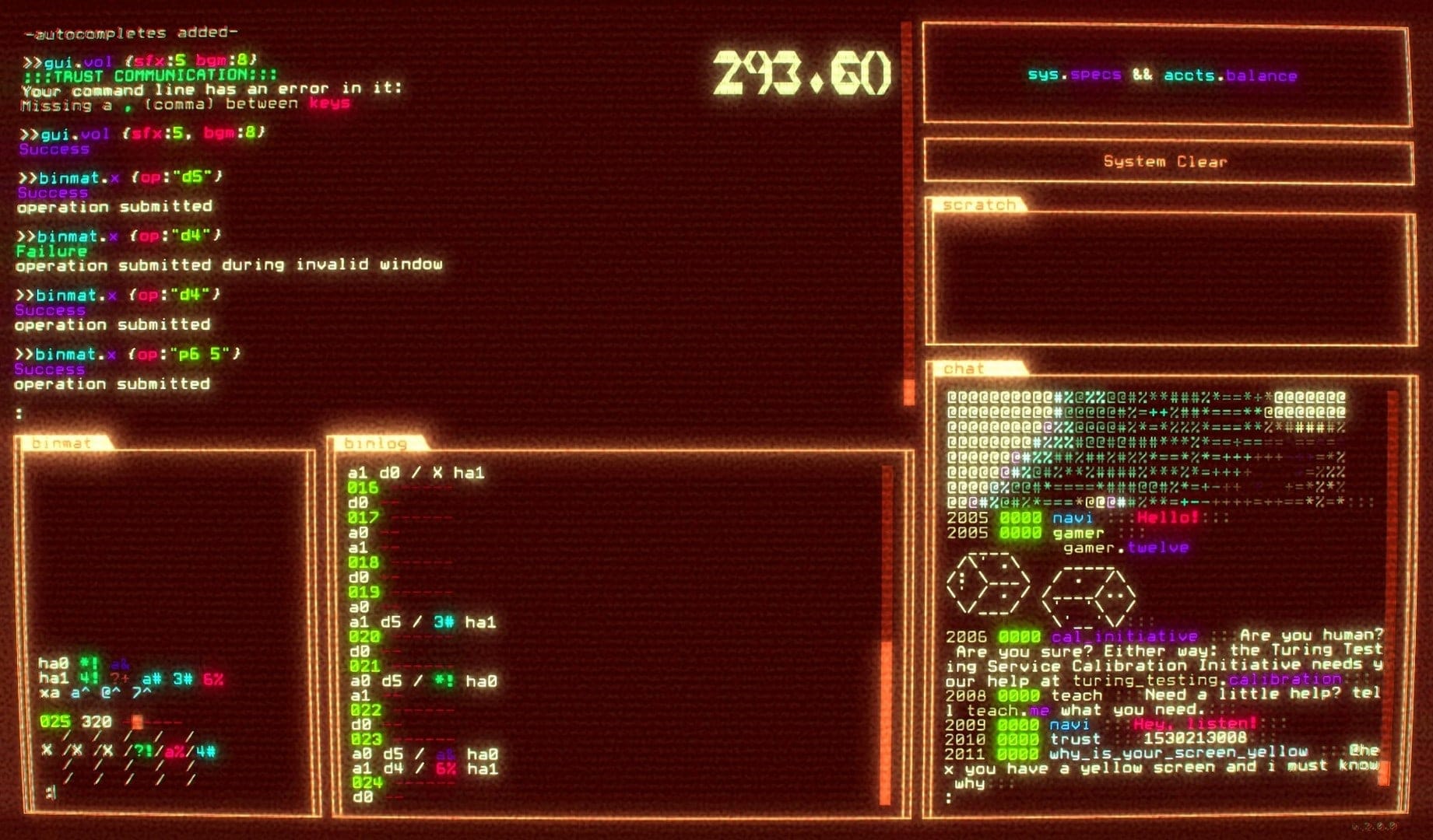 hackmud — hacking / terminal programming game screenshot 5