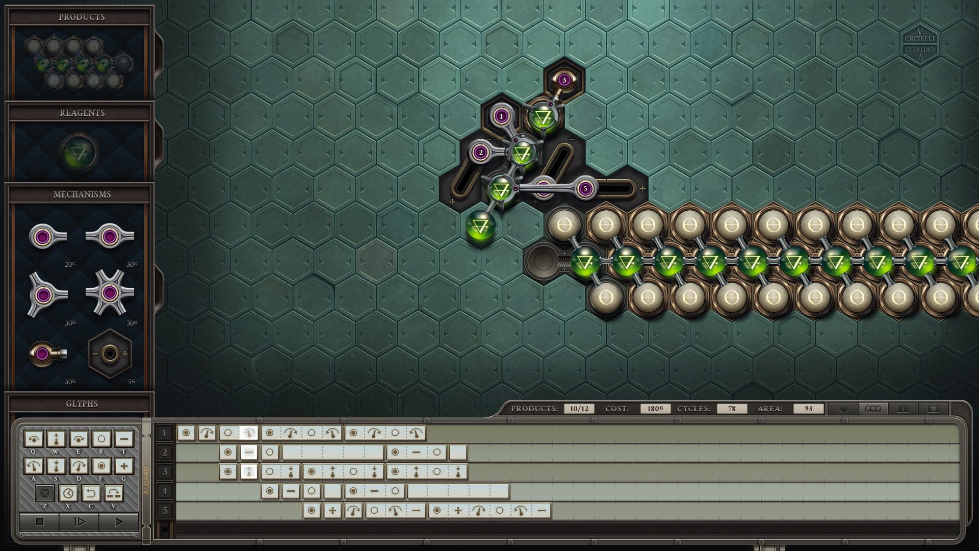 Opus Magnum — mechanical programming programming game screenshot 3