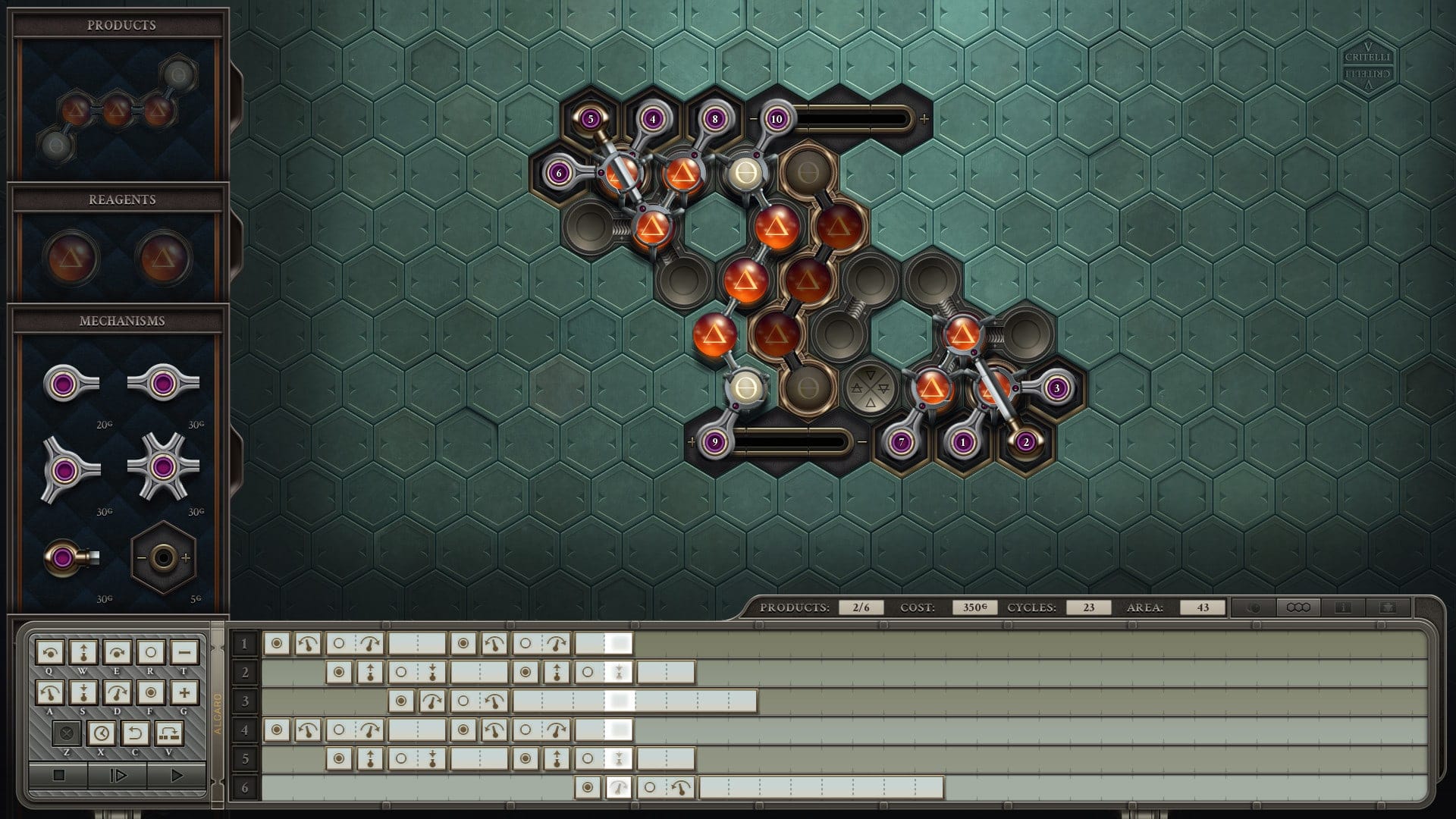 Opus Magnum — mechanical programming programming game screenshot 4