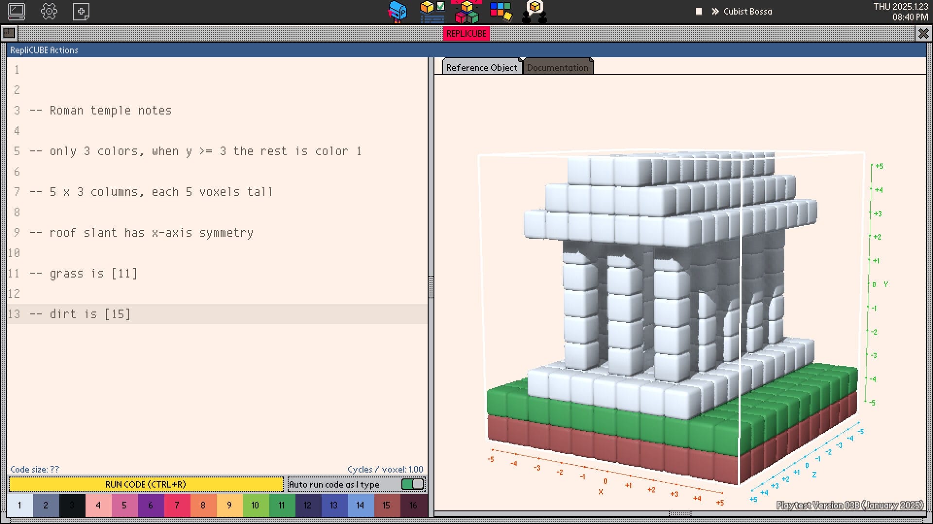 Replicube — visual puzzle programming game screenshot 2