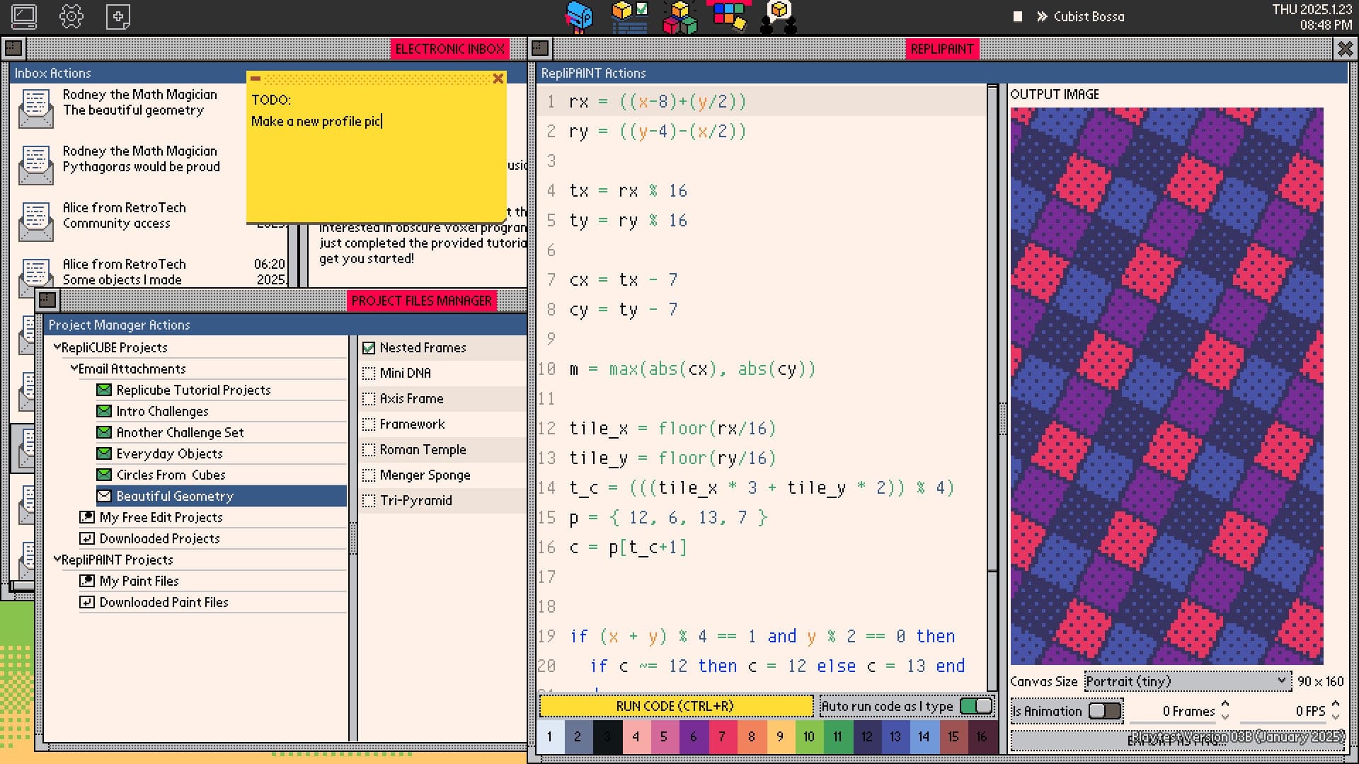 Replicube — visual puzzle programming game screenshot 4