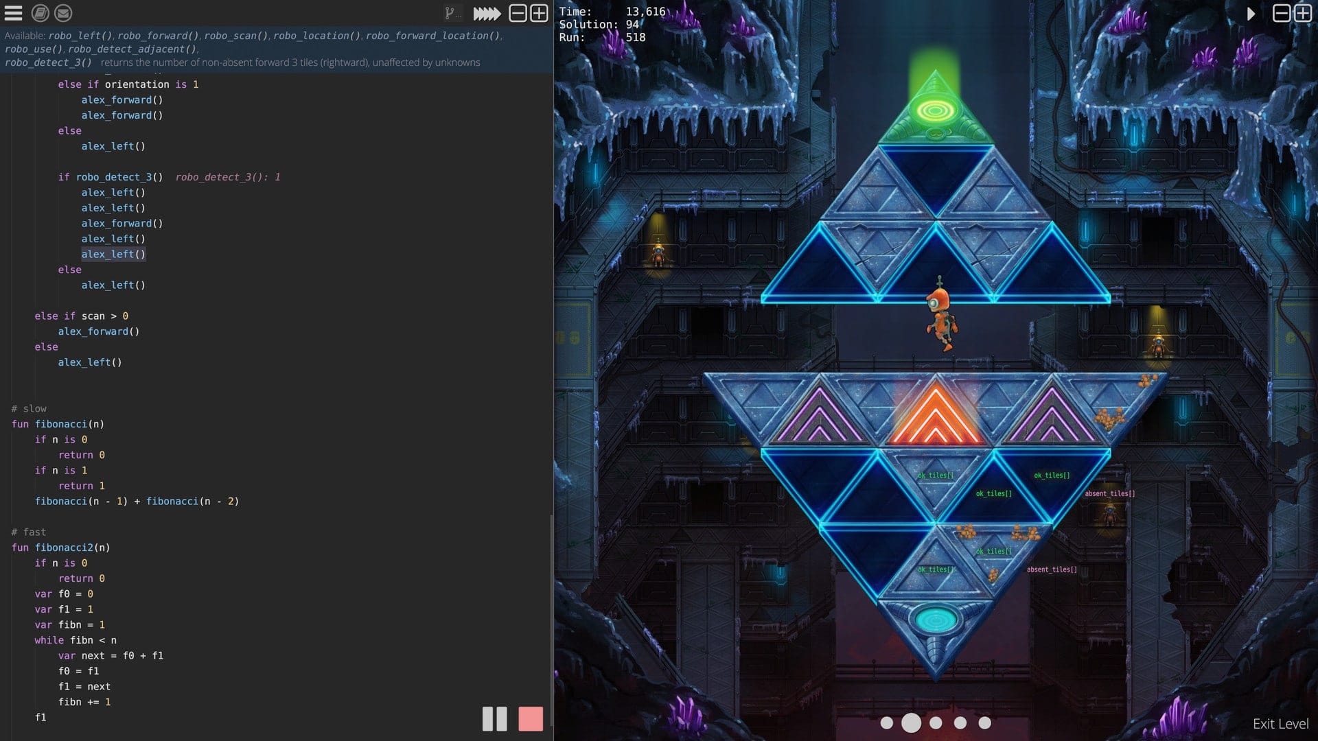 Robo Instructus — robot programming programming game screenshot 3