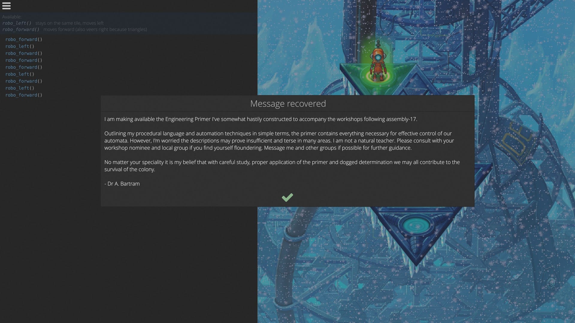 Robo Instructus — robot programming programming game screenshot 4