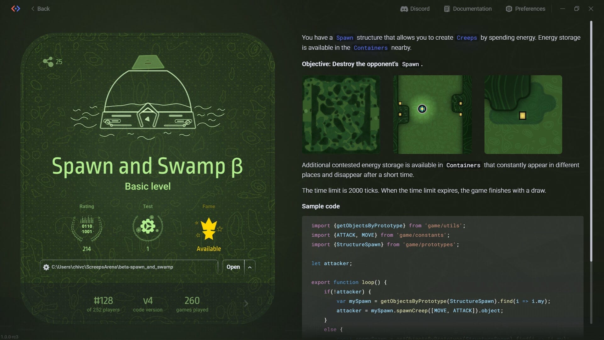 Screeps: Arena — bot arena programming game screenshot 5