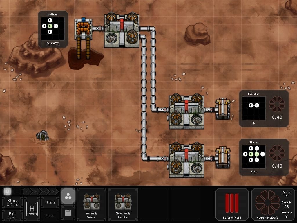 SpaceChem — visual puzzle programming game screenshot 3