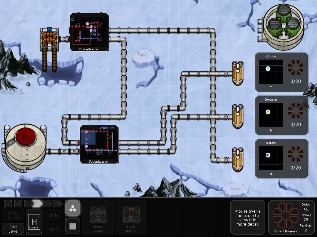 SpaceChem — visual puzzle programming game screenshot 5