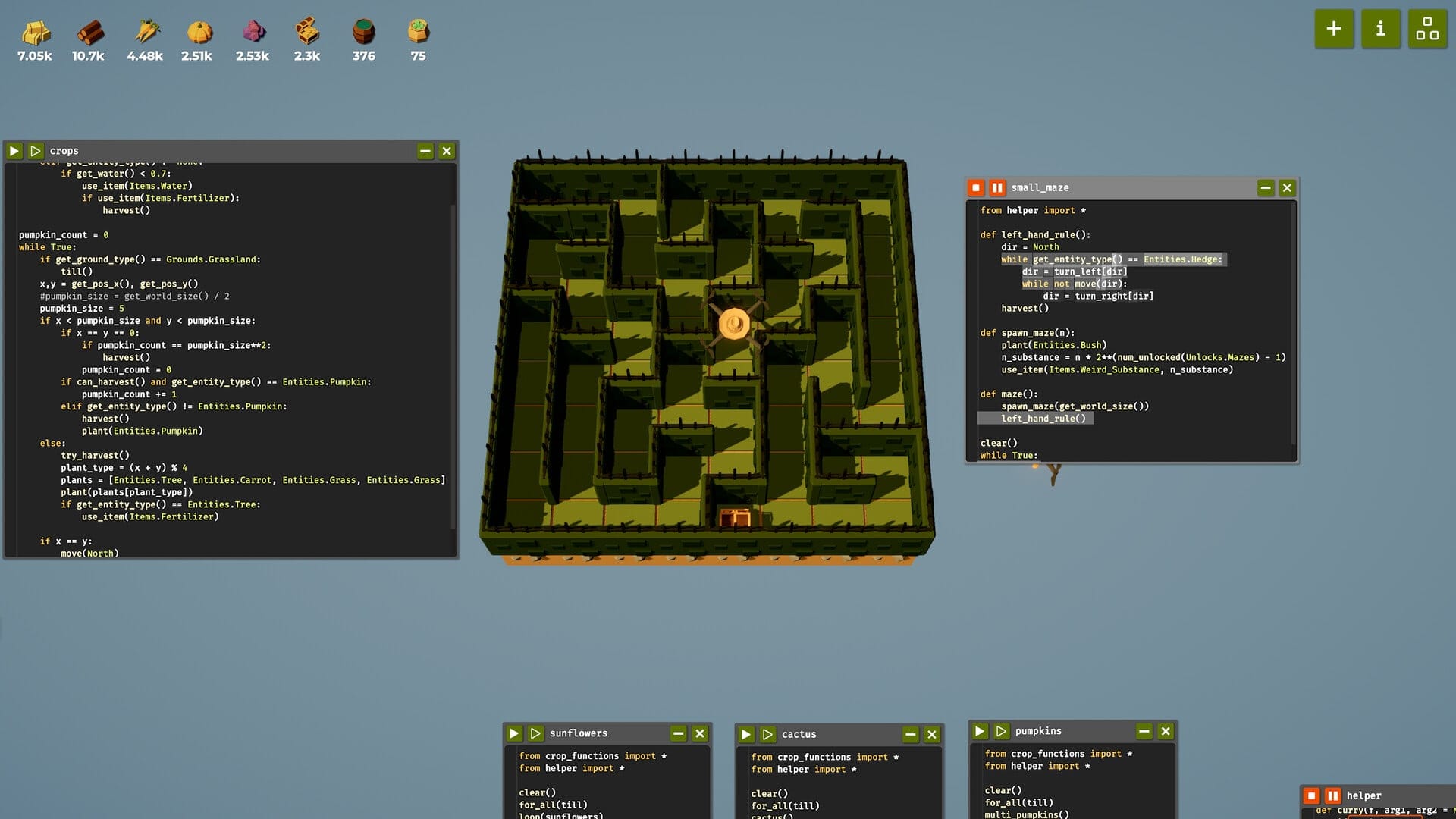 The Farmer Was Replaced — automation programming game screenshot 5