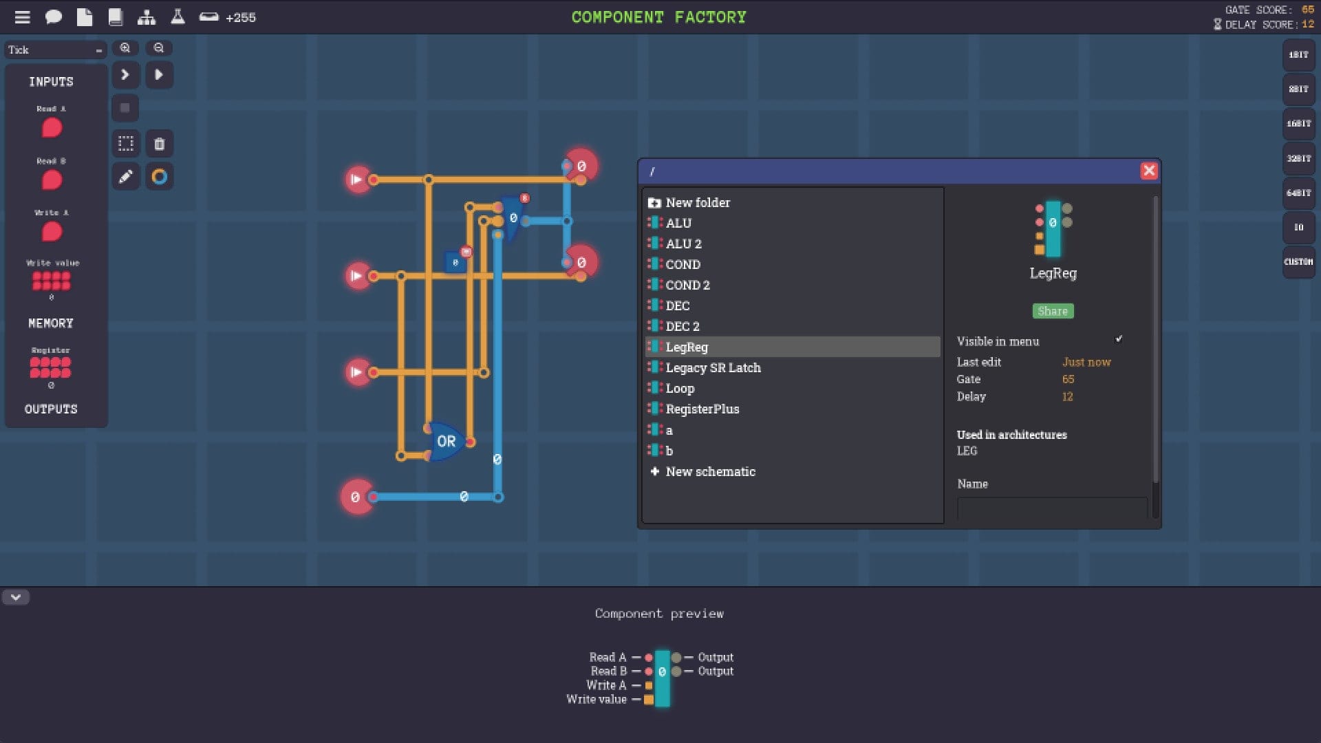 Turing Complete — circuit / hardware programming game screenshot 6