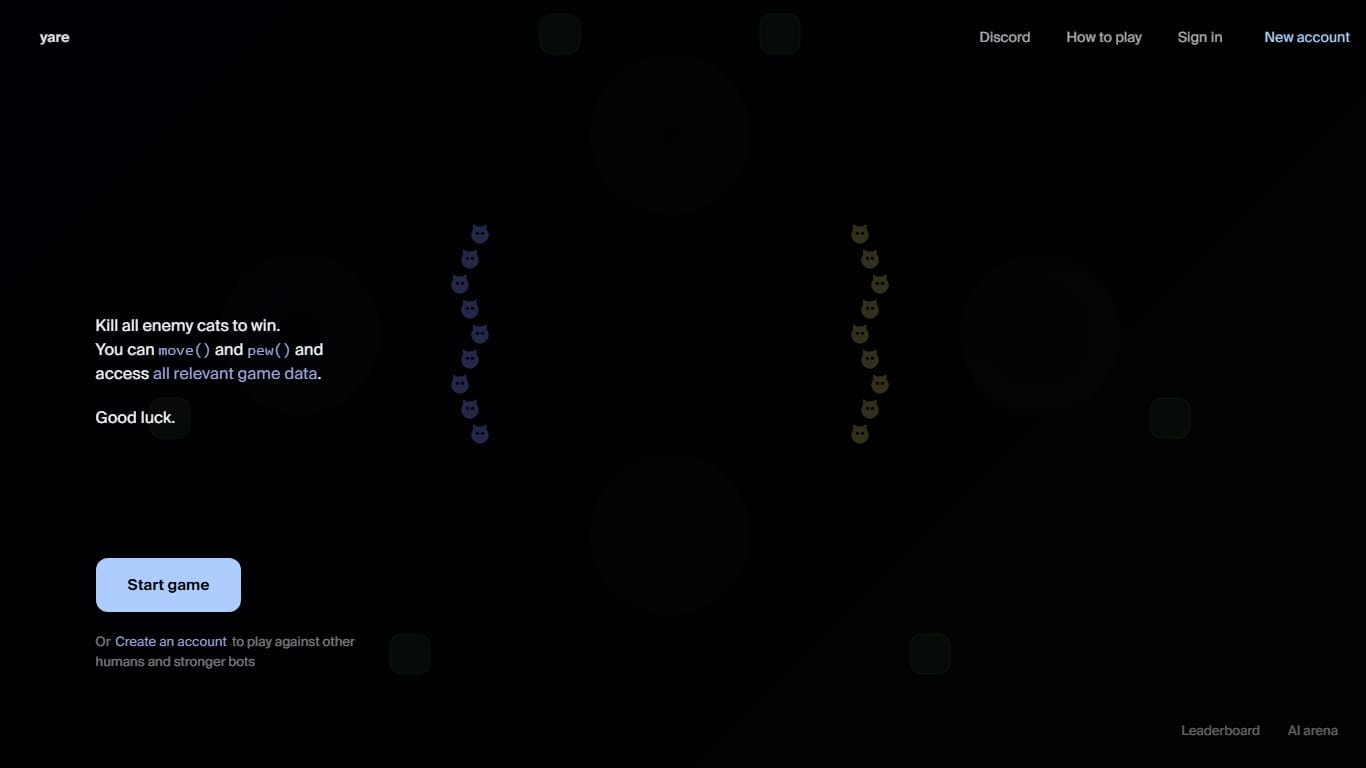 yare.io — ai competition programming game screenshot